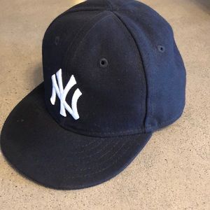 Black Infant sized NY baseball cap
